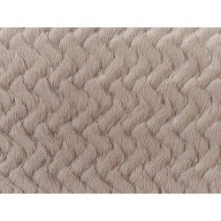 Zestaw 2 poduszek dekoracyjnych SURMI Sztuczne futro 45 x 45 cm Jasnobrązowy Jednolity