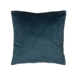 Zestaw 2 poduszek dekoracyjnych CELOSIA Welur 45 x 45 cm Lazurowy Wzór geometryczny