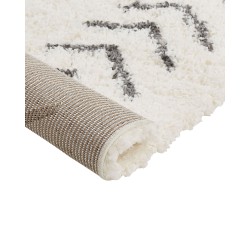 Dywan shaggy 200 x 300 cm biało-szary AYRUM