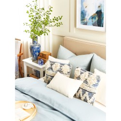 Komplet pościeli AVONDALE Bawełna satynowa 200 x 220 cm Szary