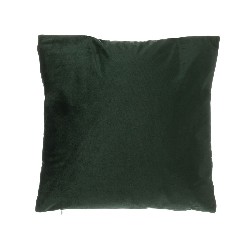Zestaw 2 poduszek dekoracyjnych FERN Welur 45 x 45 cm Ciemnozielony Wzór roślinny