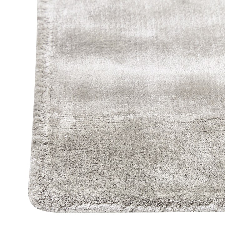 Dywan z wiskozy 80 x 300 cm jasnoszary GESI II