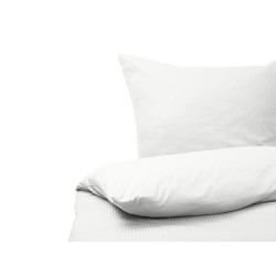 Komplet pościeli AVONDALE Bawełna satynowa 155 x 220 cm Biały