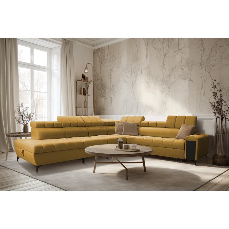 Ecksofa Venna XII mit Schlaffunktion und USB-Anschluss - Eleganz und Funktionalität in einem!