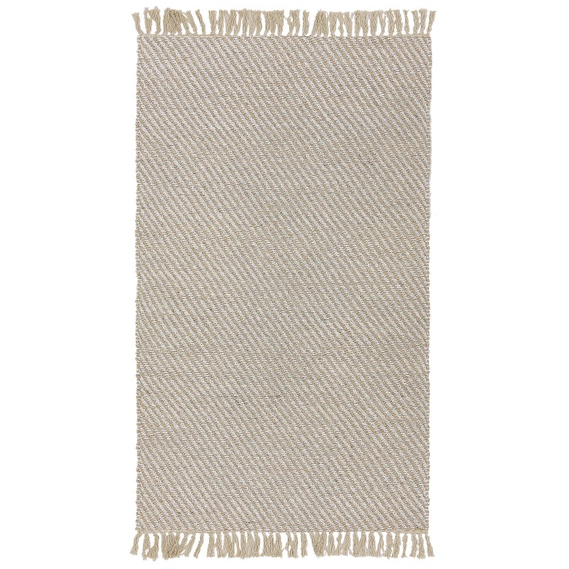 Dywan z juty 80 x 150 cm beżowy ALADAG