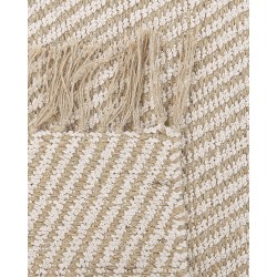 Dywan z juty 80 x 150 cm beżowy ALADAG