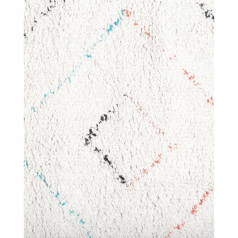 Dywan shaggy 140 x 200 cm biały KARTAL