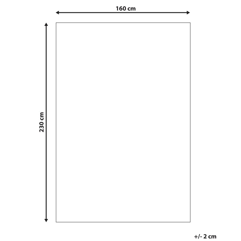 Dywan wełniany 160 x 230 cm beżowo-brązowy EZINE