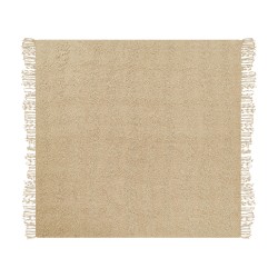 Koc VELLA Bawełna 220 x 240 cm Beżowy