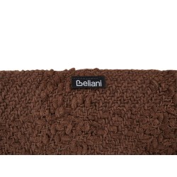 Koc VELLA Bawełna 220 x 240 cm Brązowy