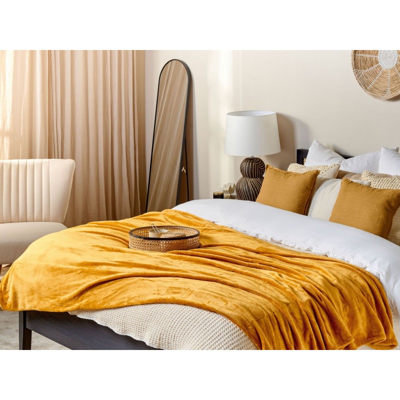 Koc BAYBURT 150 x 200 cm Pomarańczowy