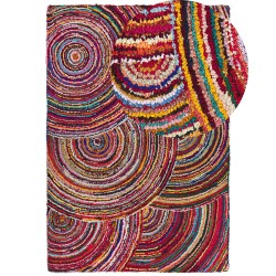 Dywan bawełniany 160 x 230 cm wielokolorowy KOZAN