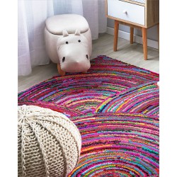 Dywan bawełniany 160 x 230 cm wielokolorowy KOZAN