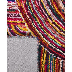 Dywan bawełniany 160 x 230 cm wielokolorowy KOZAN