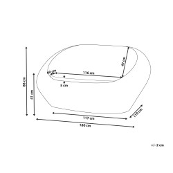Sofa ogrodowa rattanowa naturalna MAIORI