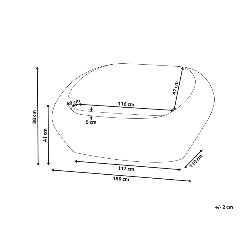 Sofa ogrodowa rattanowa naturalna MAIORI