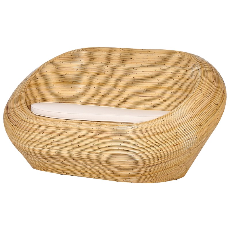 Sofa ogrodowa rattanowa naturalna MAIORI