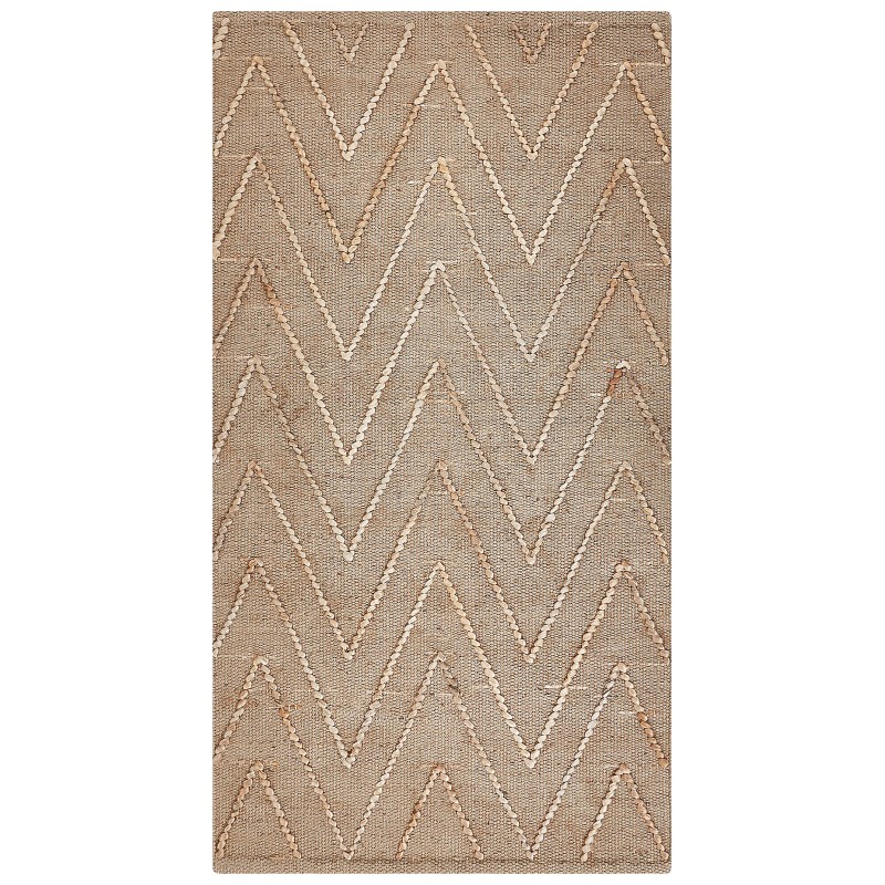 Dywan z juty 80 x 150 cm beżowy DADAY