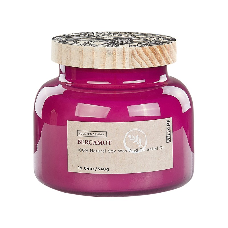 Świeczka zapachowa DELIGHT BLISS Wosk sojowy Nuty owocowe