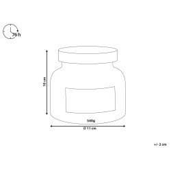 Świeczka zapachowa DELIGHT BLISS Wosk sojowy Nuty owocowe