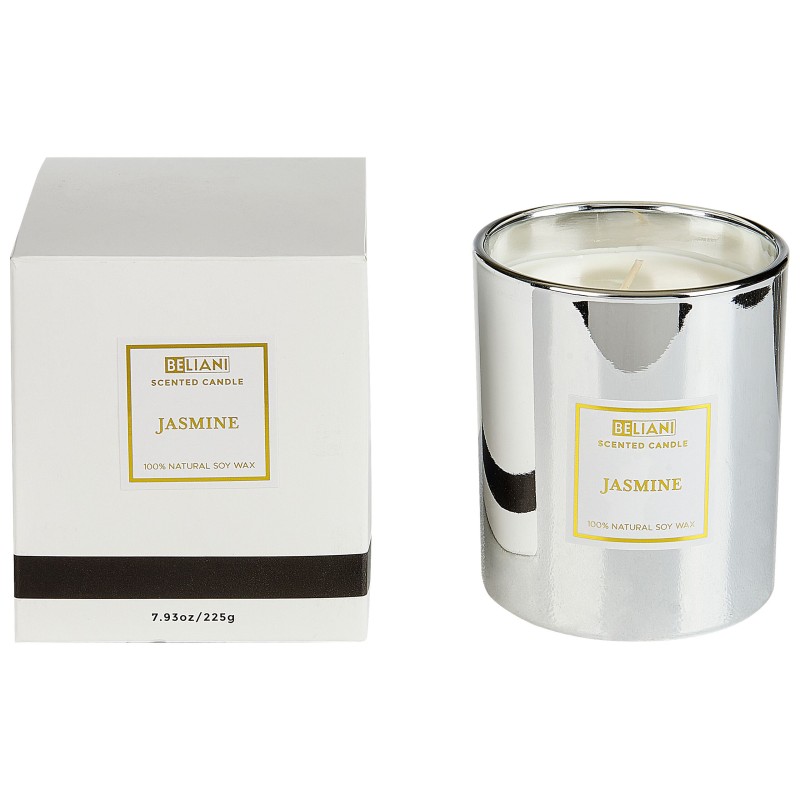 Zestaw 3 świeczek zapachowych METALLIC GLAMOUR Wosk sojowy Nuty słodkie