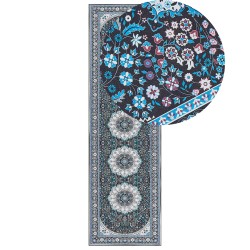 Dywan 60 x 200 cm niebieski GEDIZ