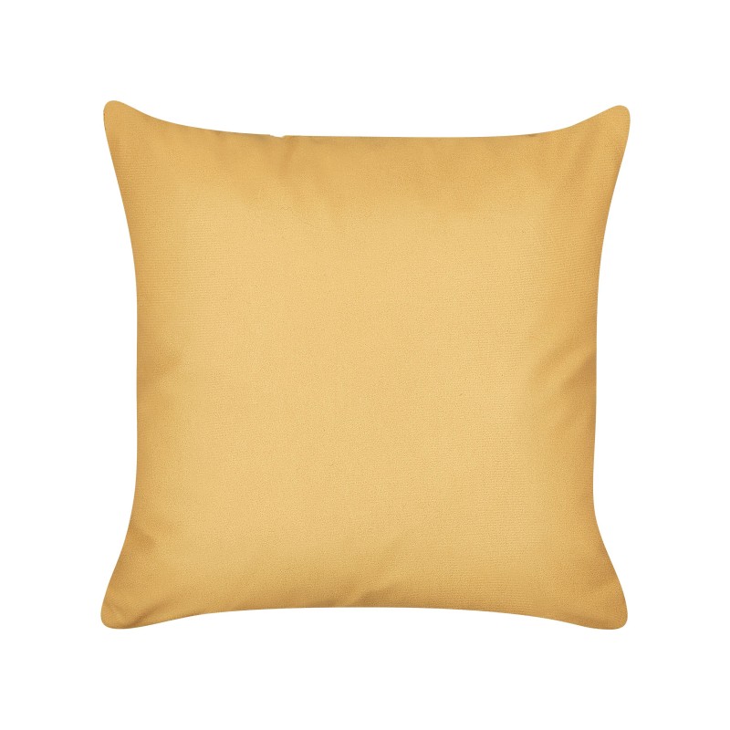 2 poduszki dekoracyjne tuftowane w serca 45 x 45 cm żółte ASTRANTIA