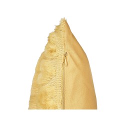 2 poduszki dekoracyjne tuftowane w serca 45 x 45 cm żółte ASTRANTIA