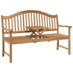 Ławka ogrodowa HILO 150 cm Drewno akacjowe Brązowy