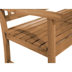 Ławka ogrodowa HILO 150 cm Drewno akacjowe Brązowy