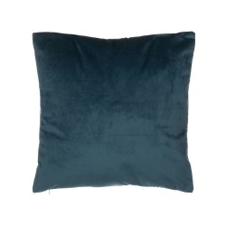 Zestaw 2 poduszek dekoracyjnych FREESIA Welur 45 x 45 cm Lazurowy Wzór roślinny