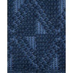 Dywan wełniany 140 x 200 cm niebieski SAVRAN