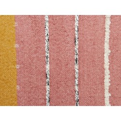 Koc NAIKHU Bawełna 130 x 170 cm Jasnoczerwony