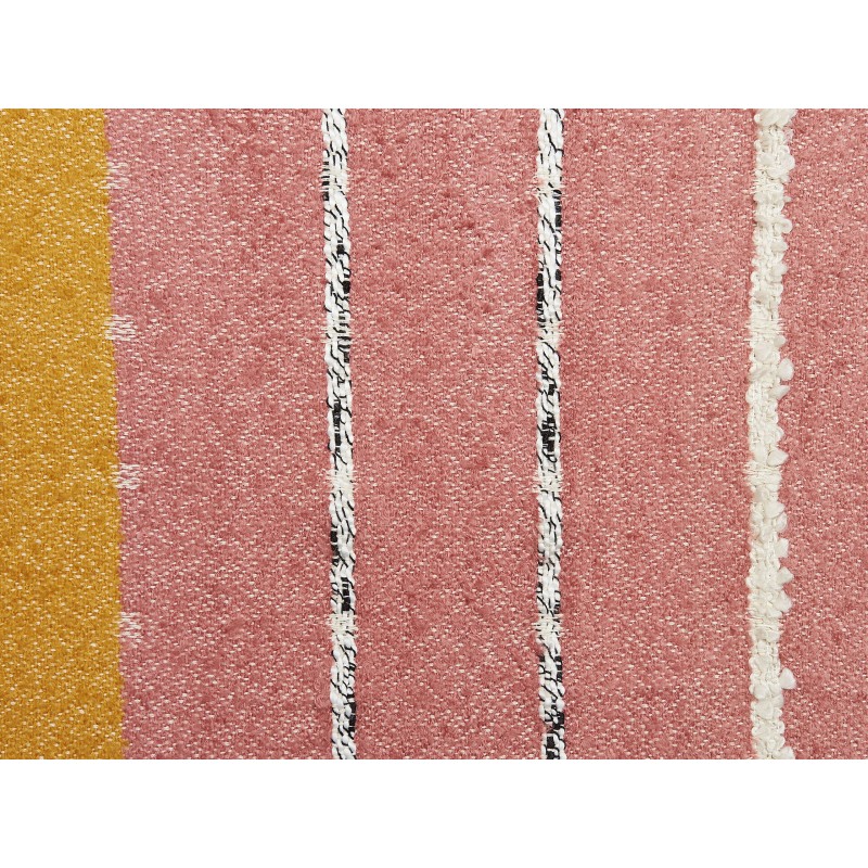 Koc NAIKHU Bawełna 130 x 170 cm Jasnoczerwony