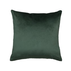 Zestaw 2 poduszek dekoracyjnych BELLEROSE Welur 45 x 45 cm Ciemnozielony Wzór roślinny