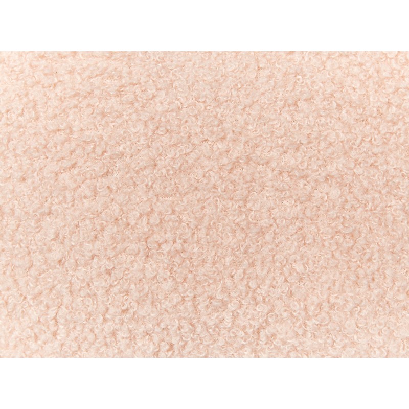 Zestaw 2 poduszek dekoracyjnych HESPERIS Boucle Pastelowy róż Jednolity