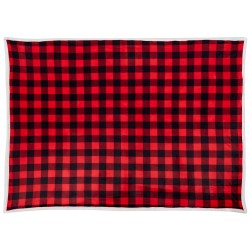 Koc LIQUORICE 150 x 200 cm Czerwony