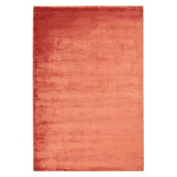 Dywan z wiskozy 140 x 200 cm pomarańczowy GESI II