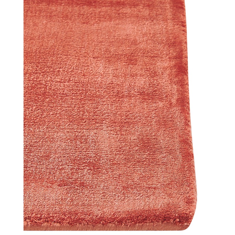 Dywan z wiskozy 140 x 200 cm pomarańczowy GESI II