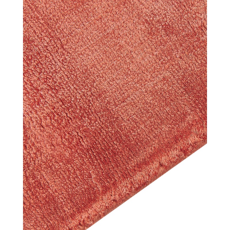 Dywan z wiskozy 140 x 200 cm pomarańczowy GESI II