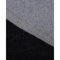 Dywan shaggy okrągły ⌀ 140 cm czarny DEMRE