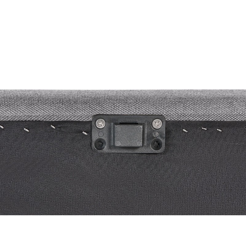 Sofa ogrodowa 3-osobowa prawostronna szara LORETELLO