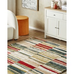 Dywan 140 x 200 cm wielokolorowy FATSA