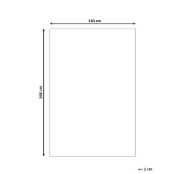 Dywan 140 x 200 cm wielokolorowy FATSA