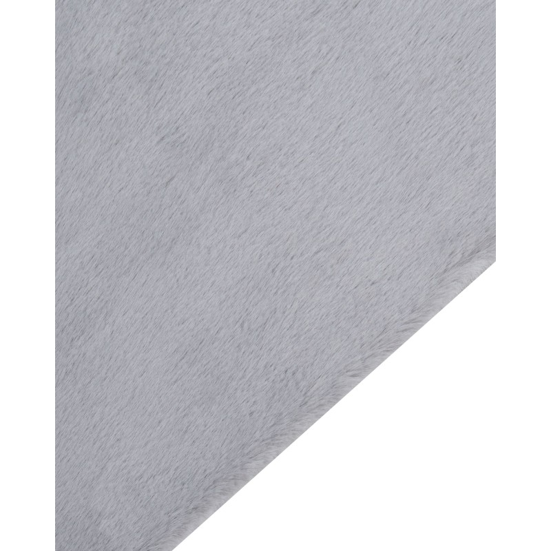 Dywan sztuczne futro królika 160 x 230 cm szary MIRPUR
