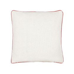 Zestaw 2 poduszek dekoracyjnych SVEN 45 x 45 cm Czerwony Wzór świąteczny