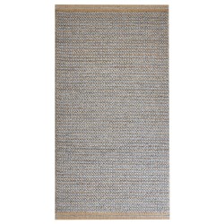 Dywan wełniany 80 x 150 cm szary BANOO