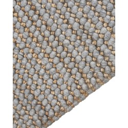 Dywan wełniany 80 x 150 cm szary BANOO