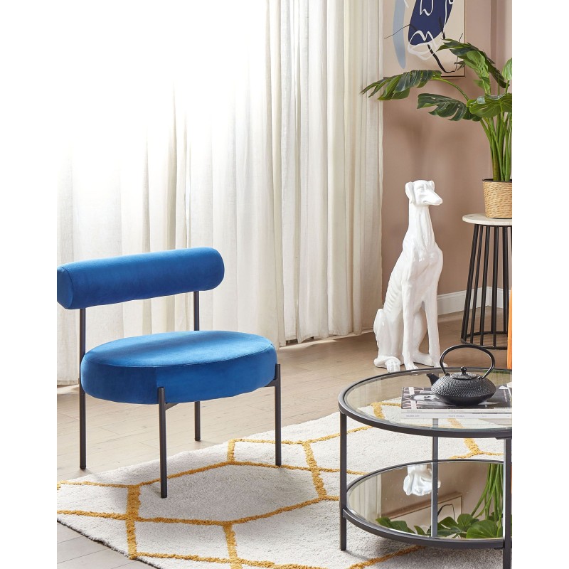 Dywan bawełniany włochacz 160 x 230 cm złamana biel z żółtym BEYLER