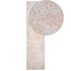 Dywan bawełniany 80 x 300 cm beżowy BEYKOZ
